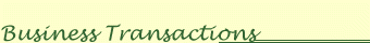 Business Transactions